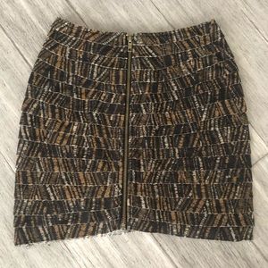 Vintage Y2K Urban Outfitters Silence & Noise Zip Front Mini Skirt